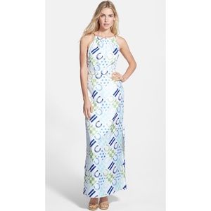 Vineyard Vines Kentucky Derby Horseshoe Maxi Dress